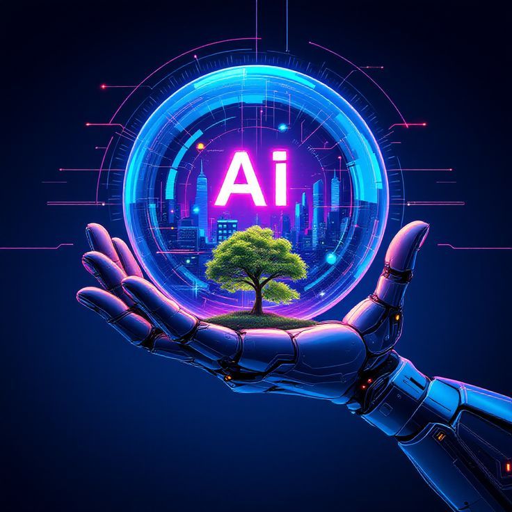 AI analytics panel visual preview